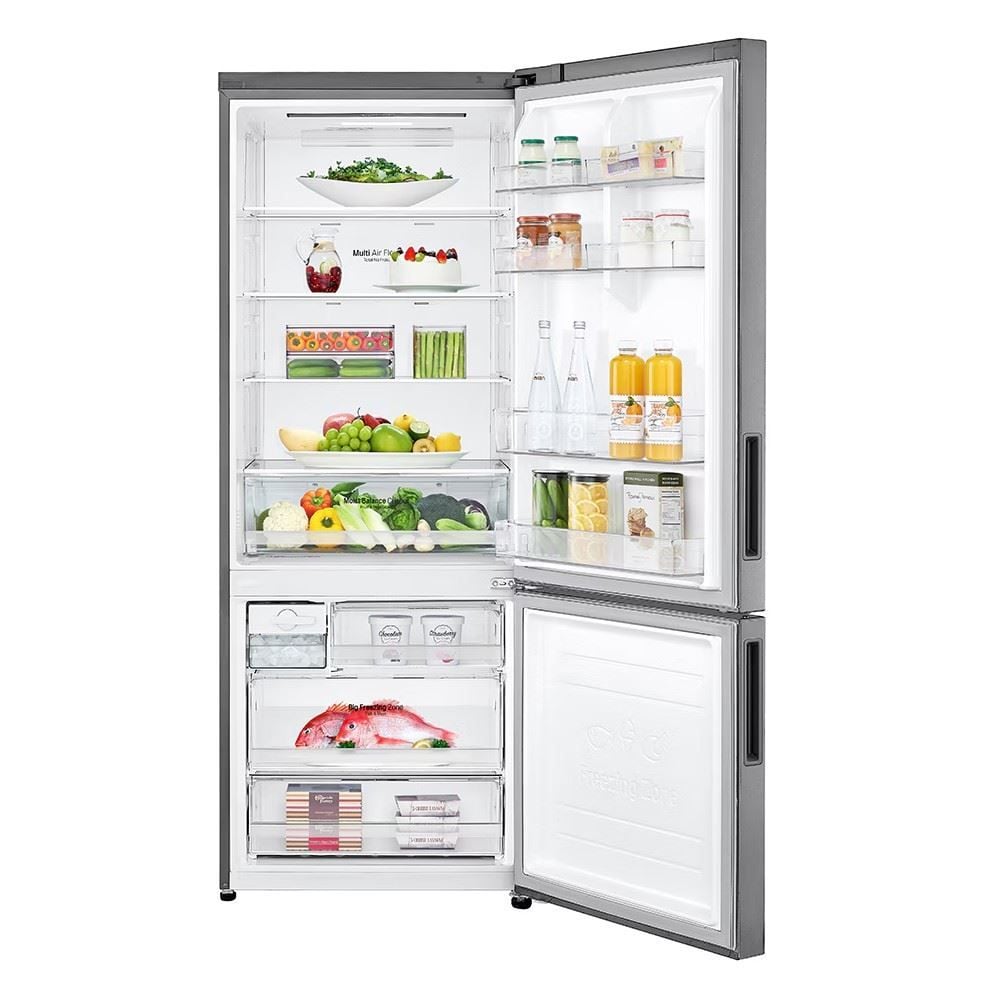 Geladeira Smart LG Frost Free Inverter 451L Inverse Inox Look GC-B569N