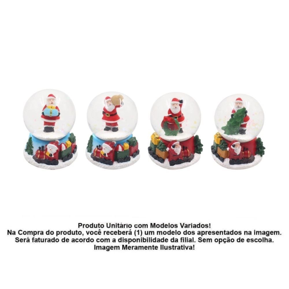 Globo Natalino Base Boneco 4,5 Cm Havan Casa - Sortido