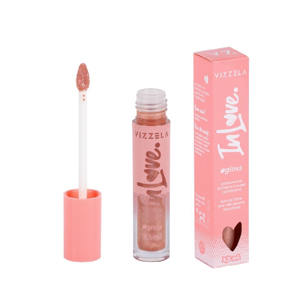 Gloss In Love Cor 08 Docinho Vizzela - 3,5ml
