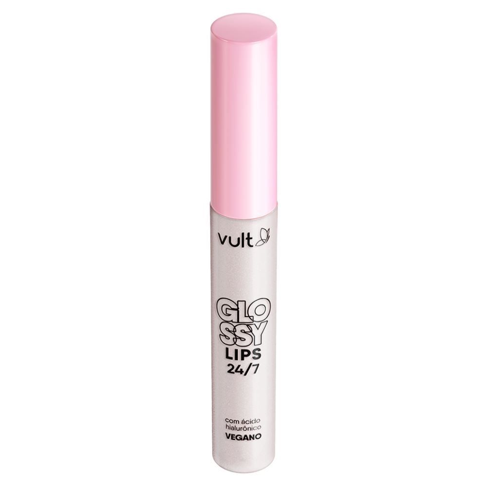 Gloss Labial Glossy Lips Incolor Perolado Vult - 5,2Ml