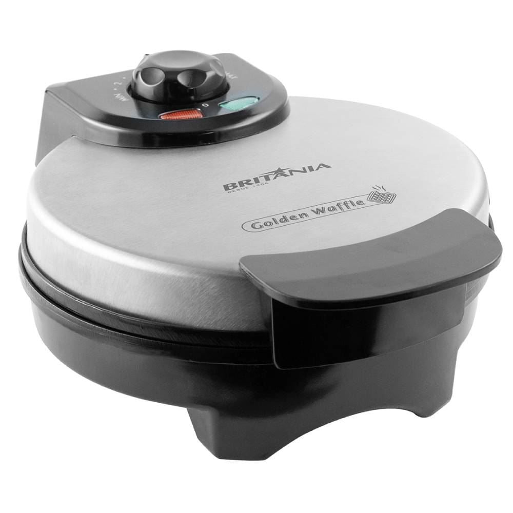 Golden Waffle Britania Acabamento em Inox 850W