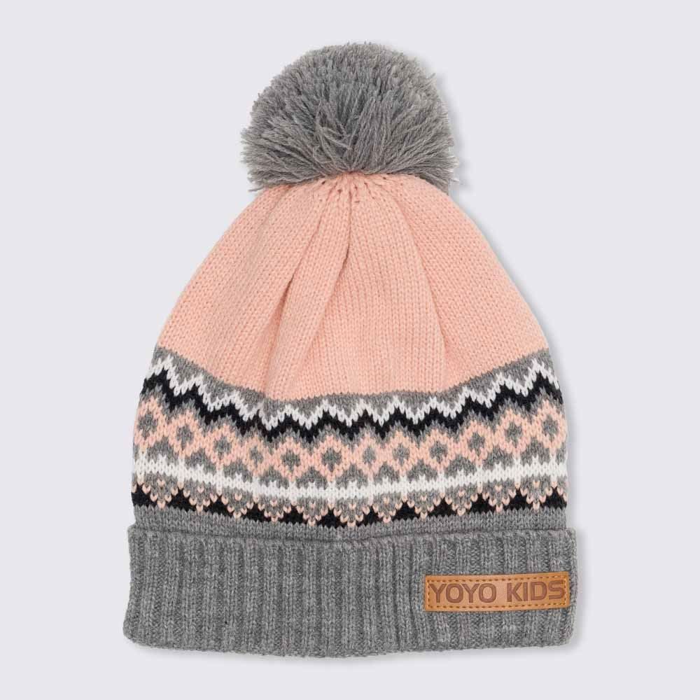 Gorro 1 a 3 Anos Tricot Com Pompom Yoyo Kids