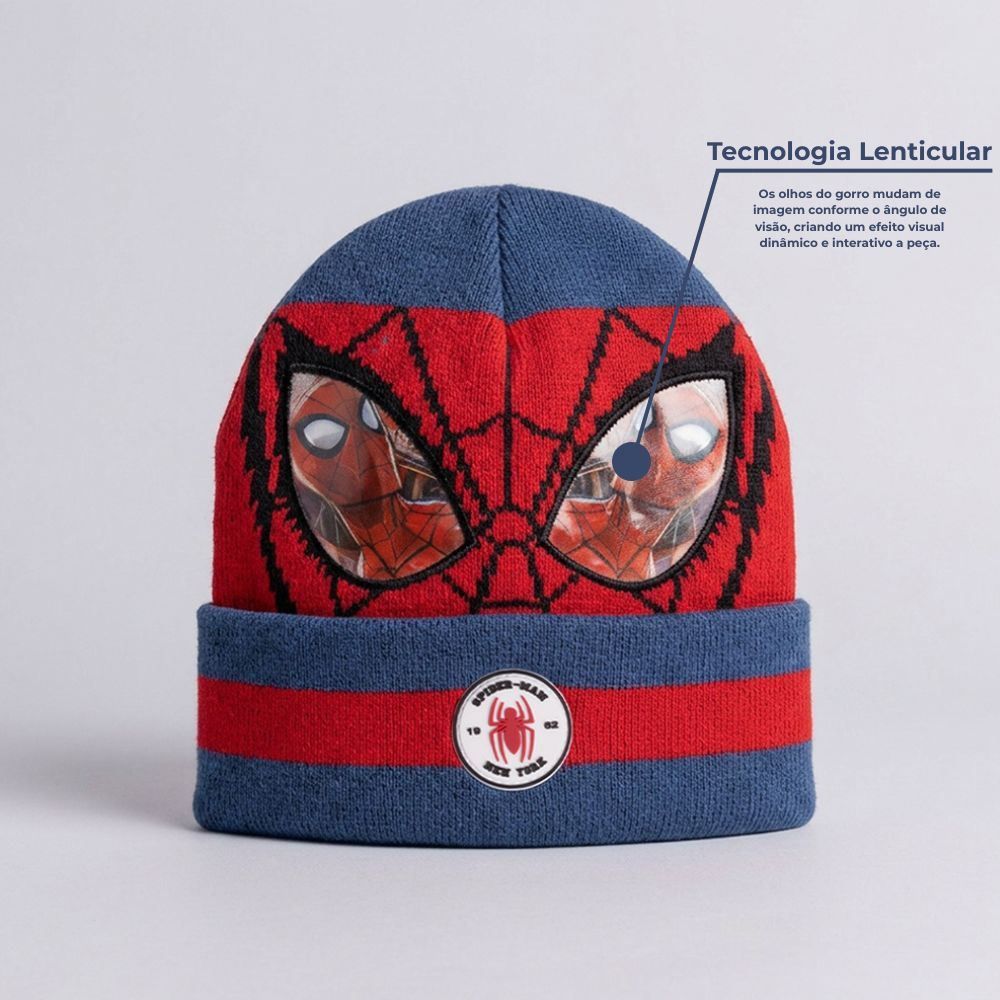 Gorro Infantil Menino em Tricot Marvel - SPIDER-MAN U