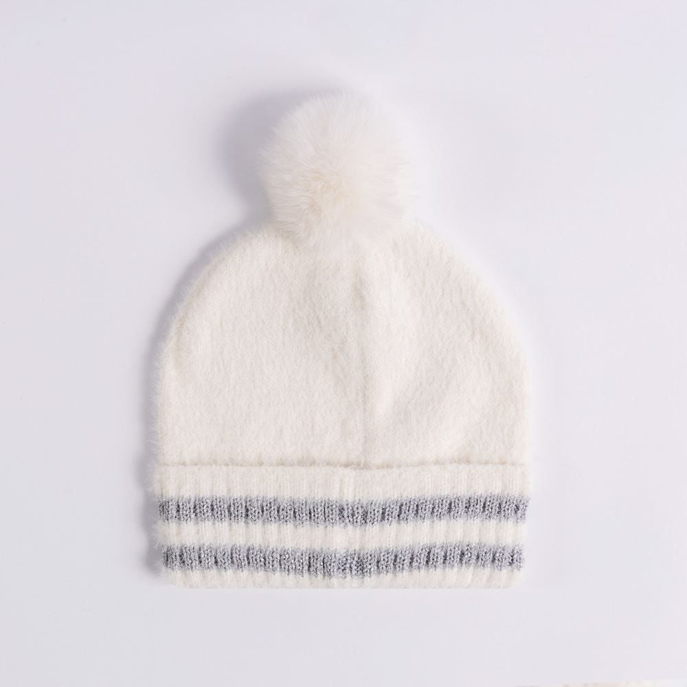 Gorro Menina em Tricot com Pompom Sanrio - HELLO KITTY U