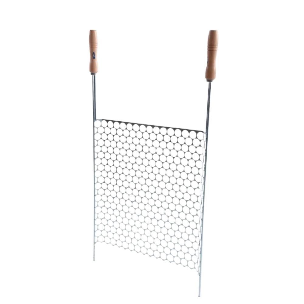 Grelha Moeda Aço Carbono 44X47cm Metal Adm