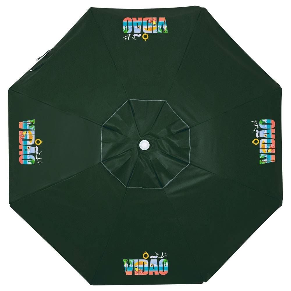 Guarda Sol Ô Vidão 2,0 Metros Cabo De Alumínio - Verde