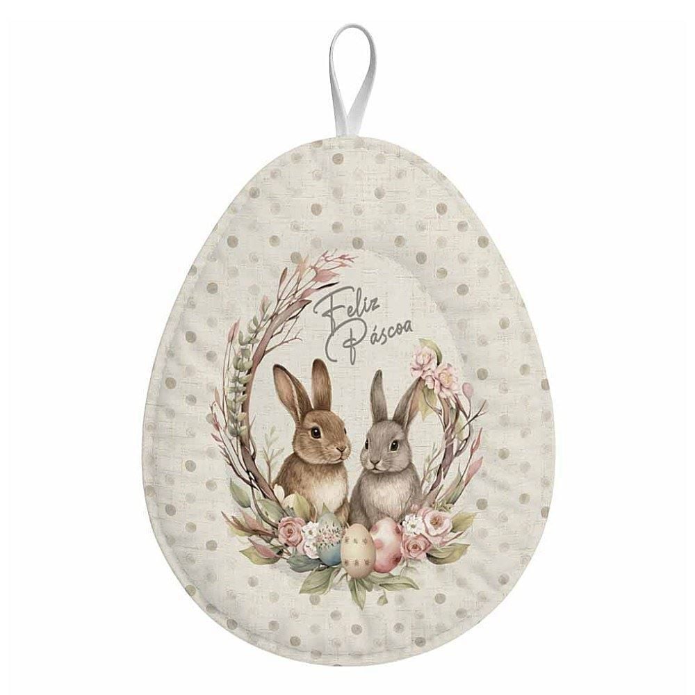 Guirlanda Decorativa de Páscoa Havan Casa - Bege