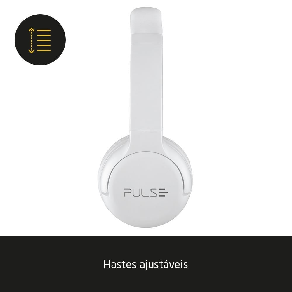 Headphone Bluetooth Branco Flow Pulse Multi Hands-Free - PH394
