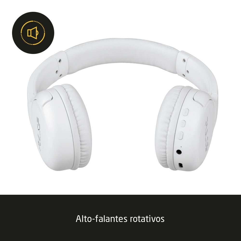 Headphone Bluetooth Branco Flow Pulse Multi Hands-Free - PH394