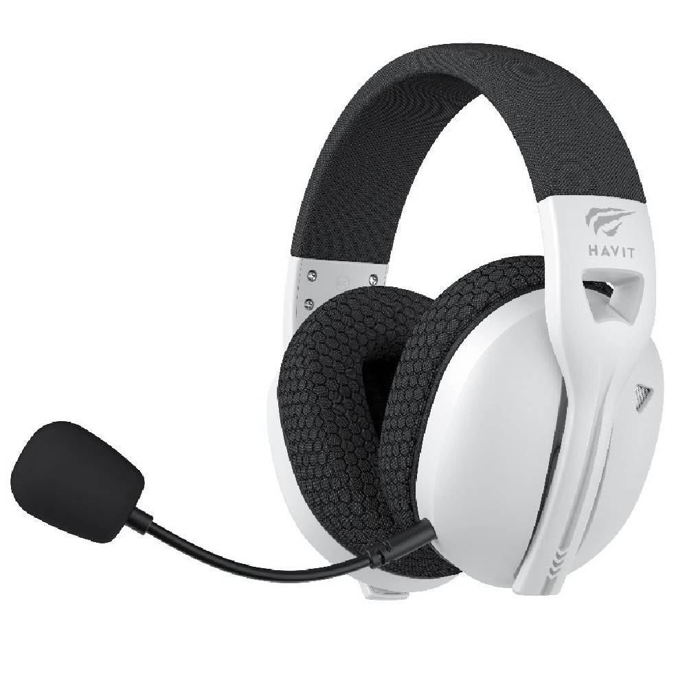 Headset Sem Fio Gamer Havit H5b - Branco