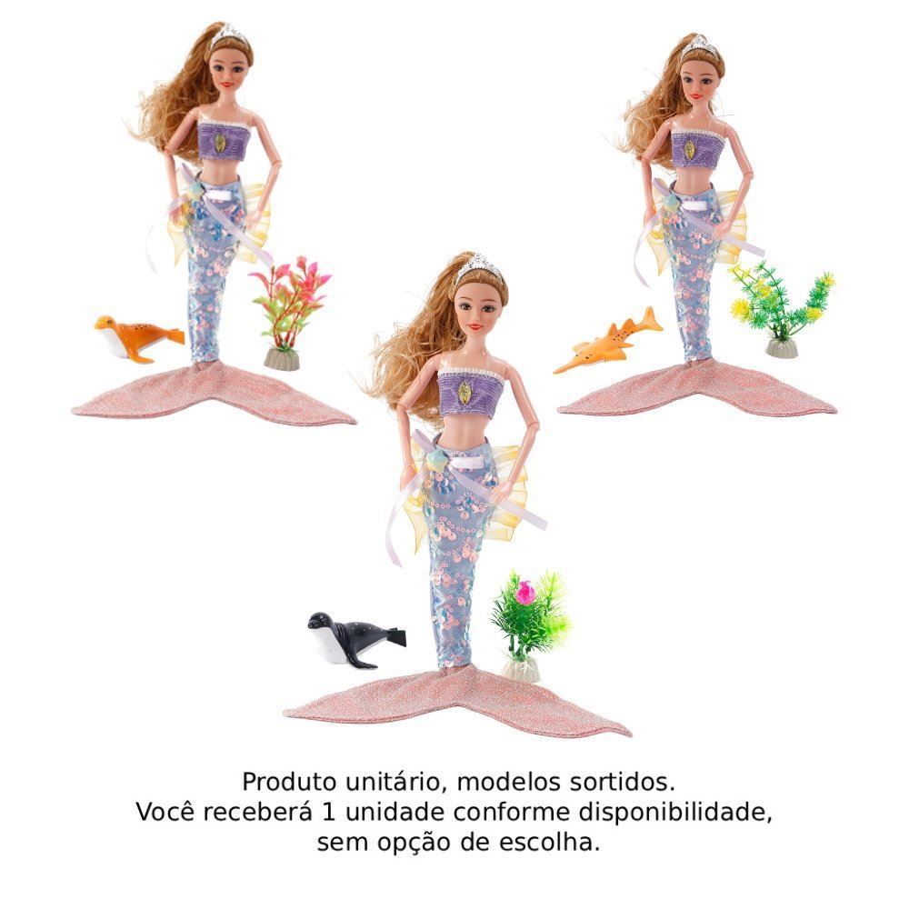 Boneca Helena Sereia Havan Toys - Sortido