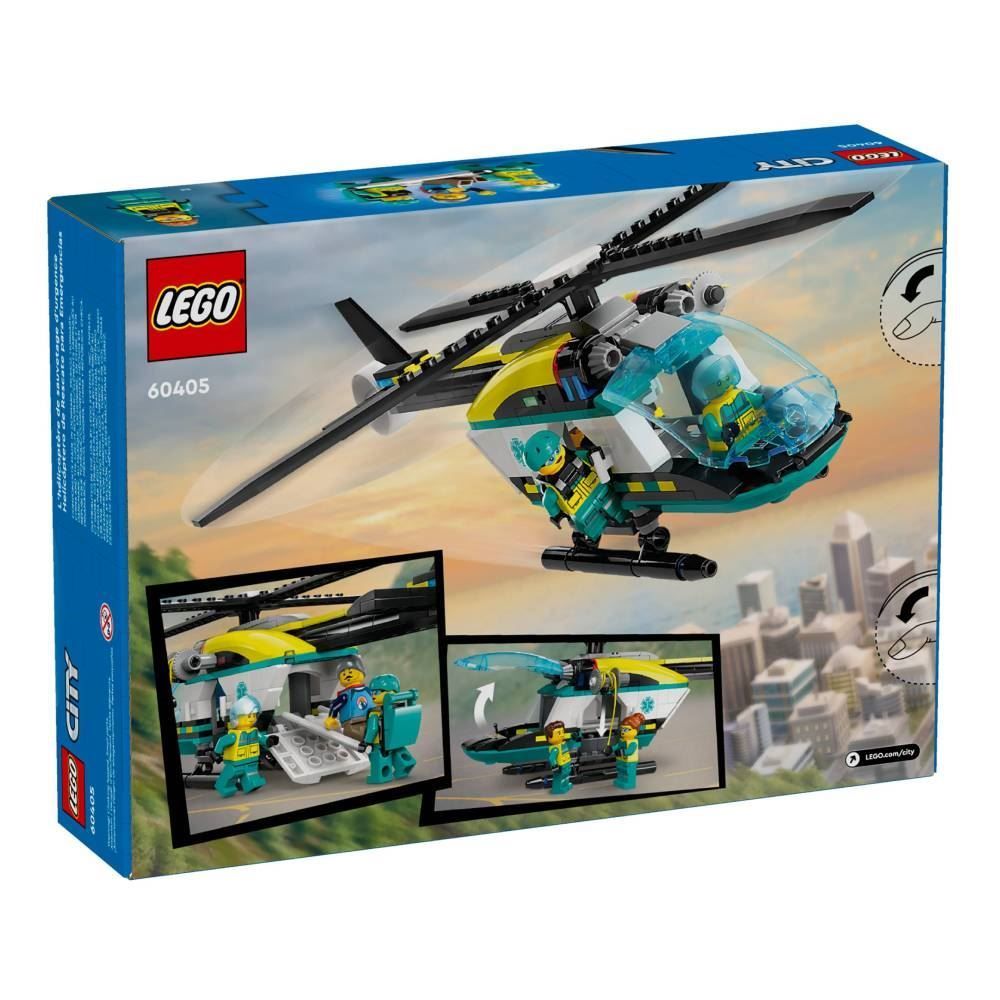 Helicóptero De Resgate De Emergência City Lego - 60405