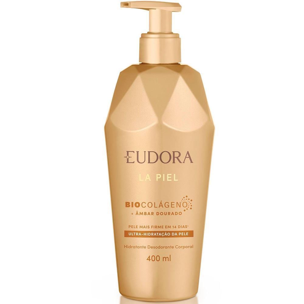 Hidratante Corporal La Piel Âmbar Dourado Eudora - 400ml