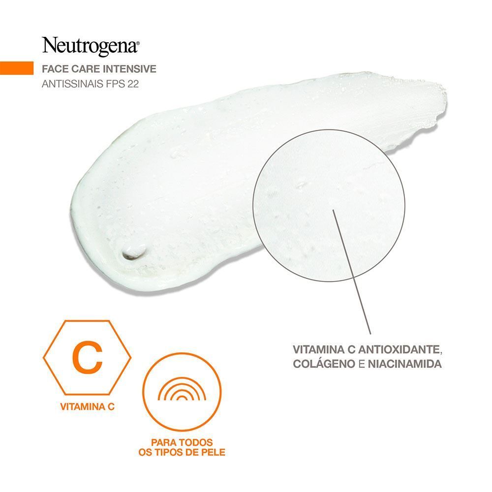 Hidratante Facial Antissinais Neutrogena Face Care Intensive - 100g