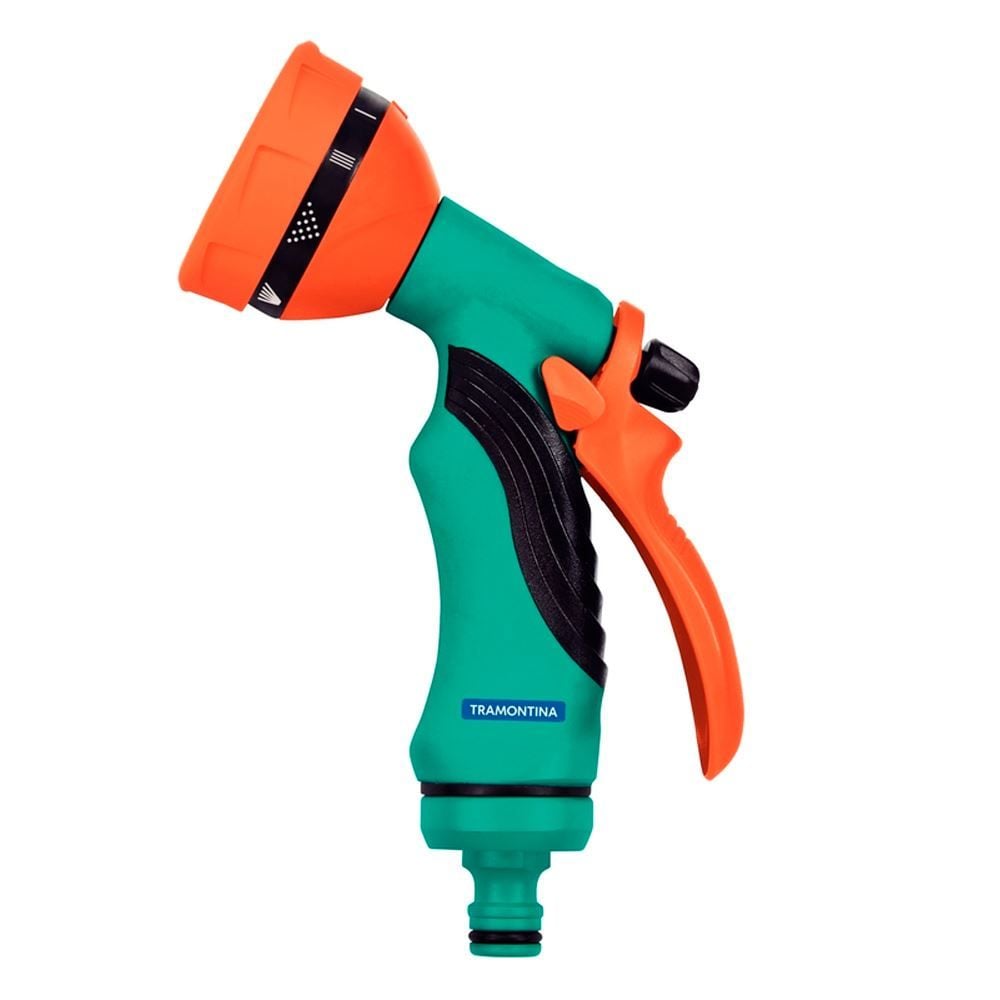 Hidropistola De Irrigação Com Engate Rápido Tramontina Multifunção - Verde