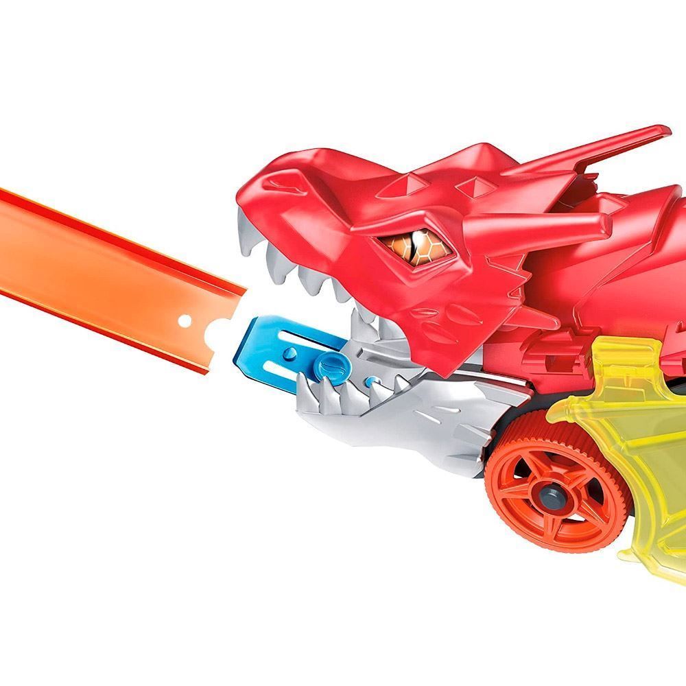Hot Wheels City Reboque De Dragão Com 1 Carrinho Mattel - GTK42