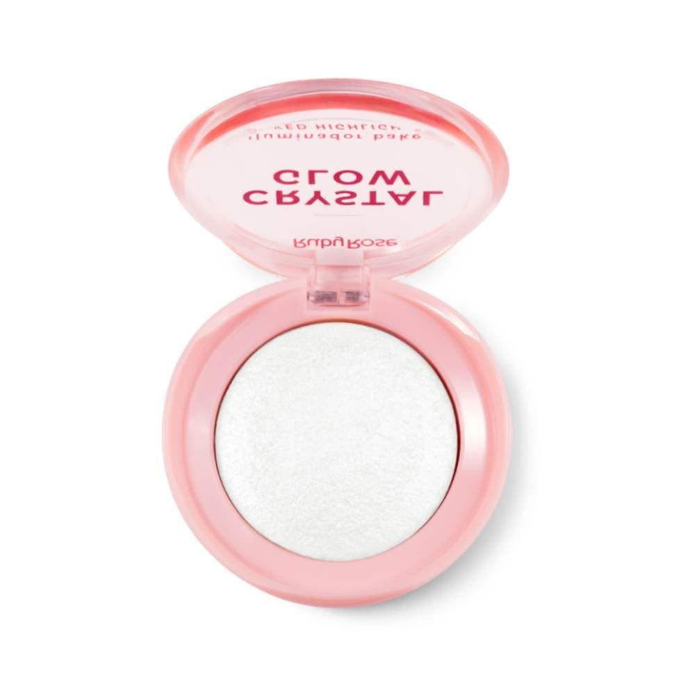 Iluminador Crystal Glow Baked Ruby Rose - Branco Stellar Shine