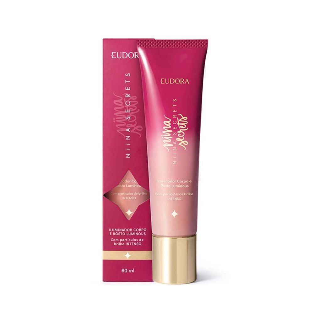 Iluminador Liquido Corpo E Rosto Luminous Niina Secrets - 60 ml