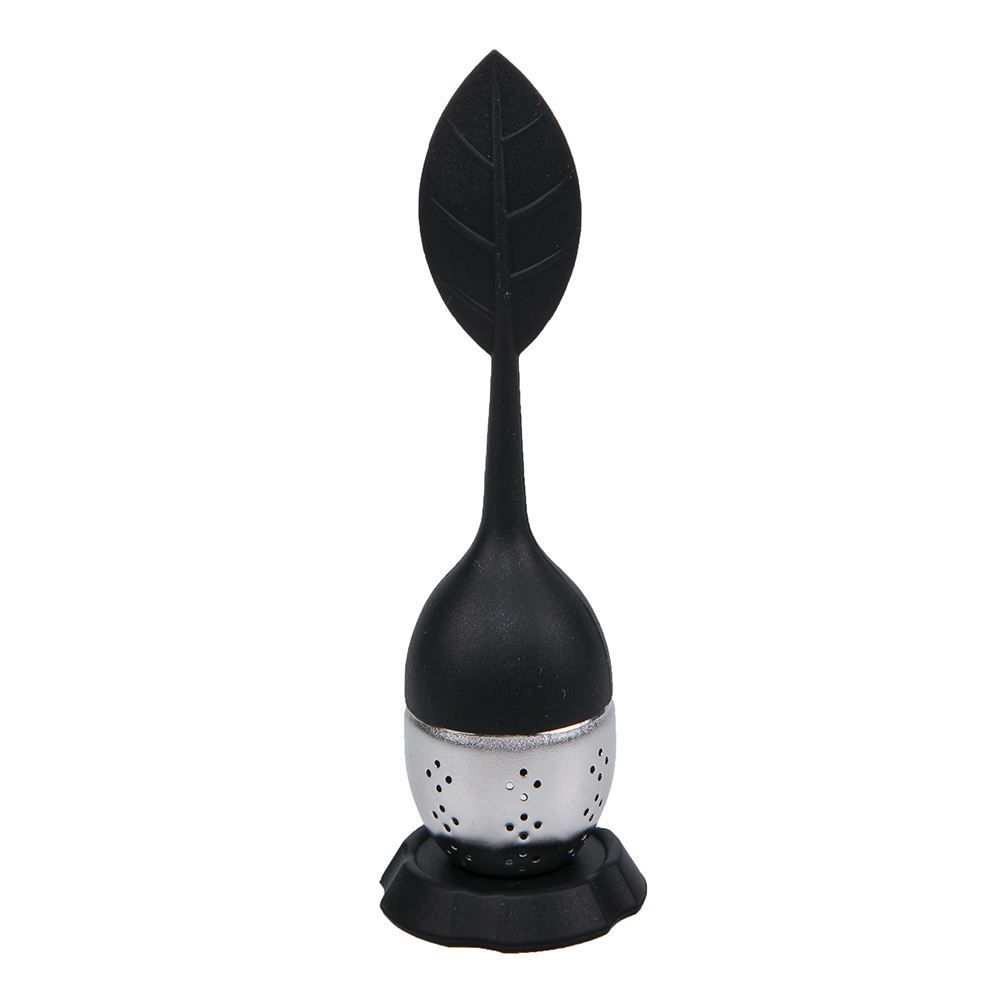 Infusor De Chá Finecasa Silicone 5Cm - Preto