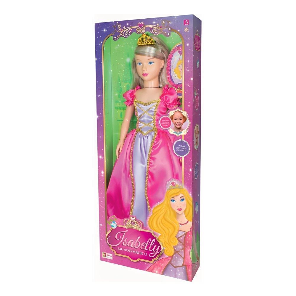 Boneca Isabelly 80Cm Mundo Mágico Brink Model