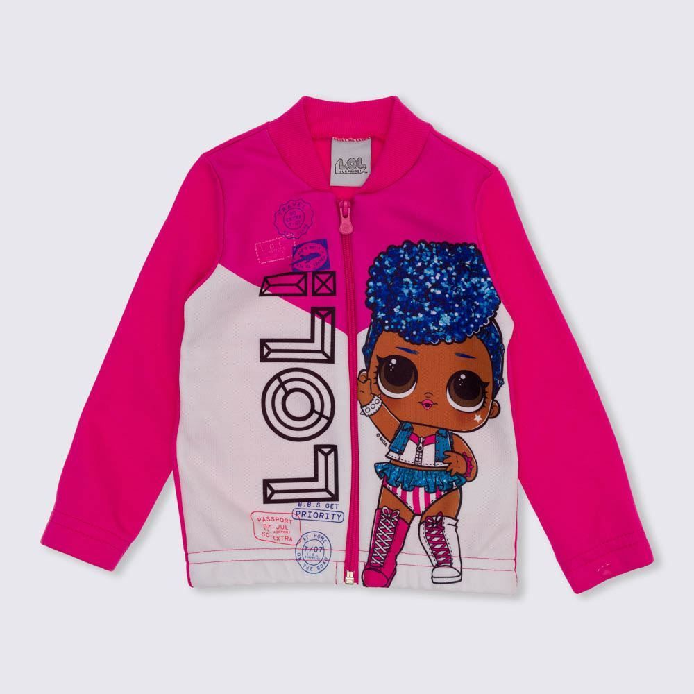 Jaqueta 1 a 3 anos Moletom Lol Brandili