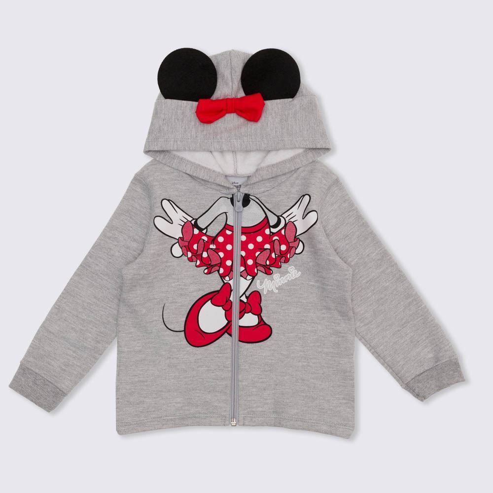 Jaqueta 1 a 3 anos Moletom Minnie Brandili
