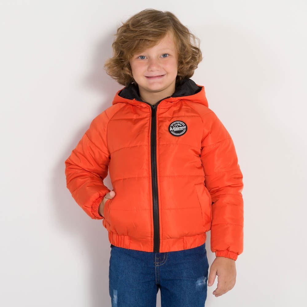 Jaqueta 4 a 10 anos Capuz e Forro Soft Hot Dog