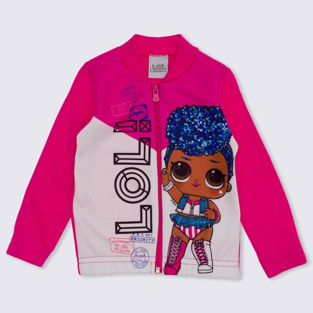 Jaqueta 4 a 10 anos Moletom Lol Brandili