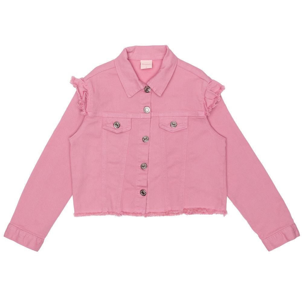 Jaqueta 4 a 10 anos Sarja Barra Desfiada Marmelada