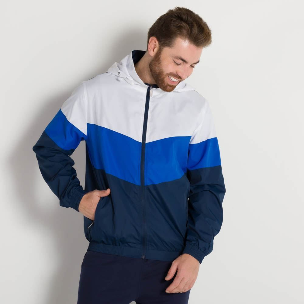 Jaqueta Corta Vento Capuz e Recorte Scream