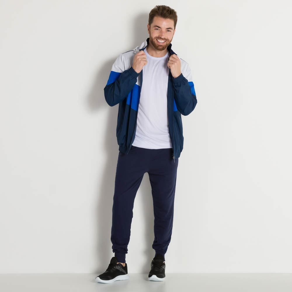 Jaqueta Corta Vento Capuz e Recorte Scream