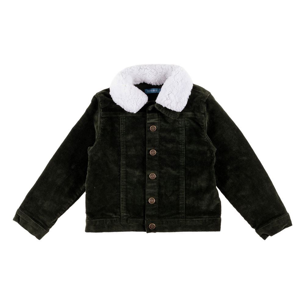 Jaqueta de 1 a 3 Anos Gola de Pelo Yoyo Kids