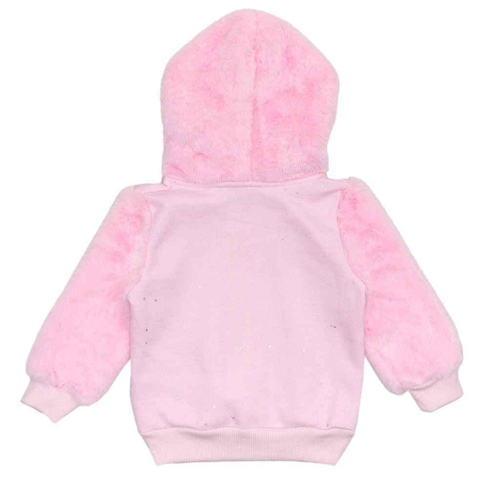 Jaqueta de Bebê Moletom + Capuz Peluciado Yoyo Baby