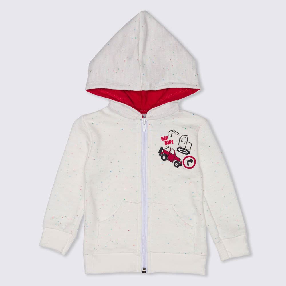 Jaqueta de Bebê Moletom Botonê Silk Carros Yoyo Baby