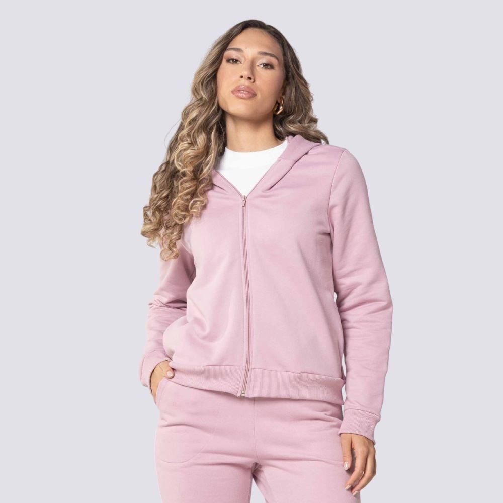 Jaqueta Feminina De Moletom Peluciado Patricia Foster