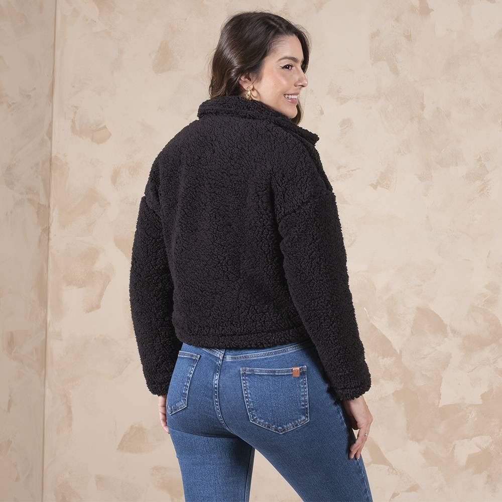 Jaqueta Feminina De Pelinho Boby Blues