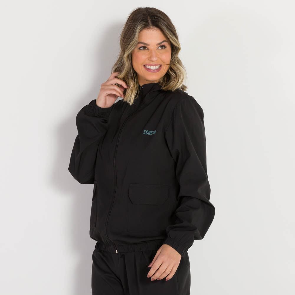 Jaqueta Feminina de Tactel Scream