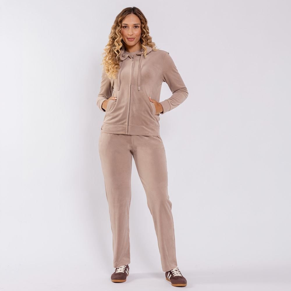 Jaqueta Feminina Esportiva Em Plush Com Capuz Scream