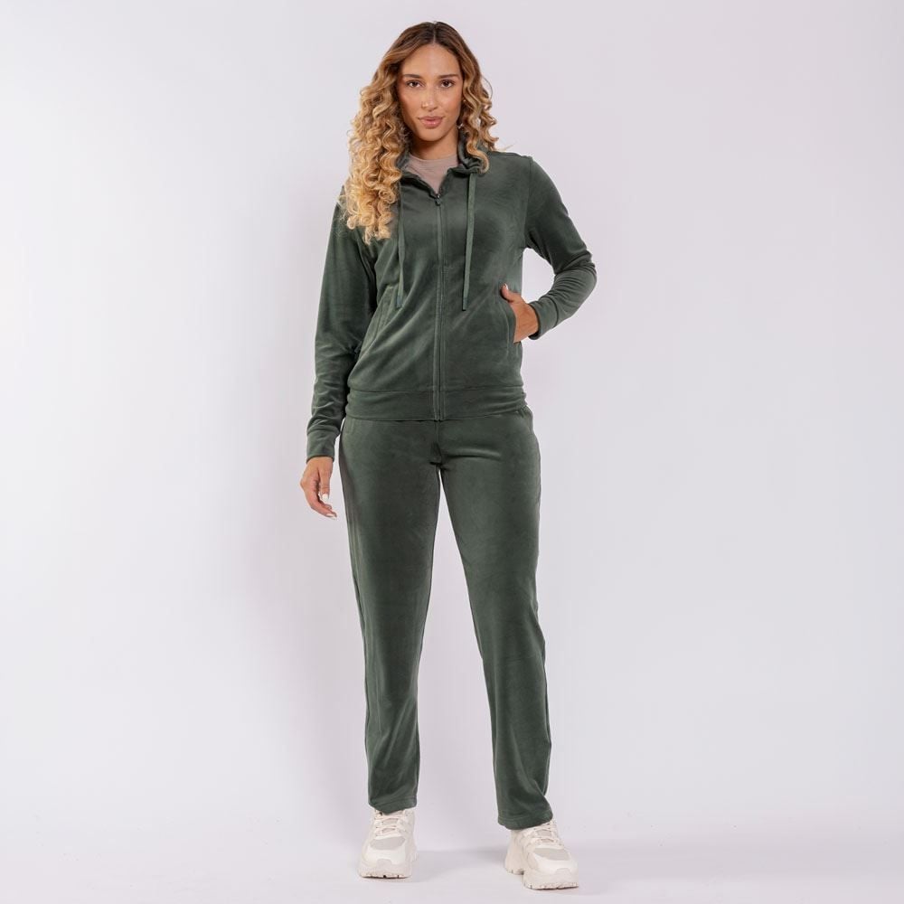 Jaqueta Feminina Esportiva Em Plush Com Capuz Scream