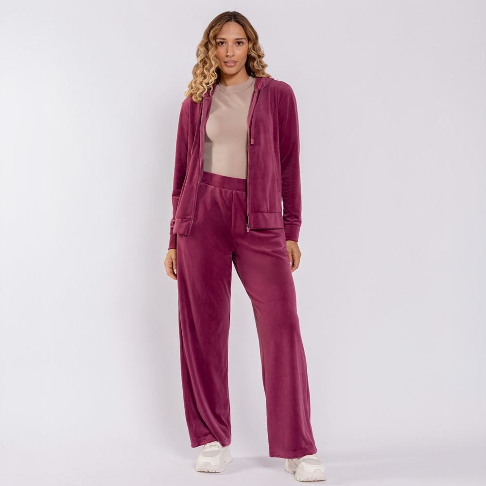 Jaqueta Feminina Esportiva Em Plush Com Capuz Scream