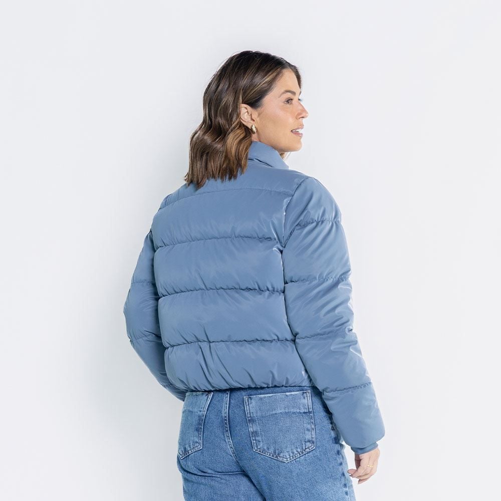 Jaqueta Feminina Puffer Glow Com Forro Peluciado Boby Blues