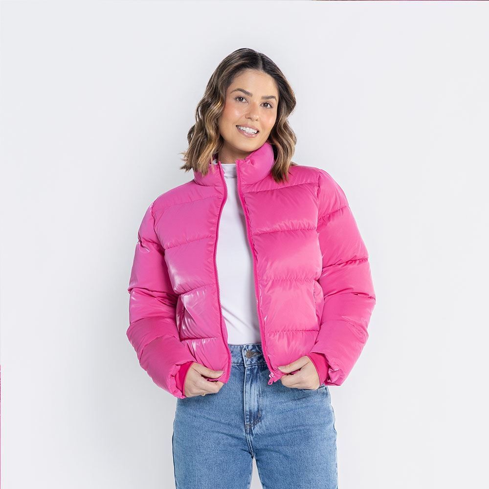Jaqueta Feminina Puffer Glow Com Forro Peluciado Boby Blues