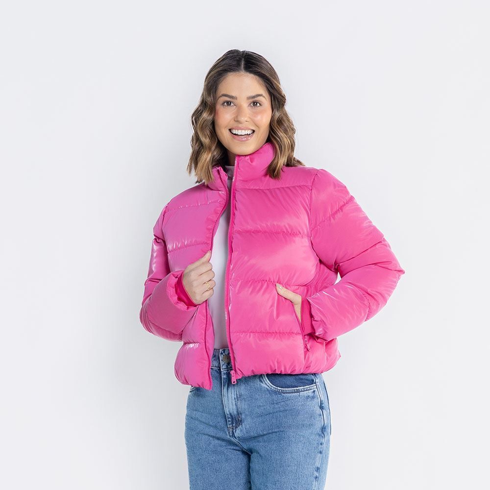 Jaqueta Feminina Puffer Glow Com Forro Peluciado Boby Blues