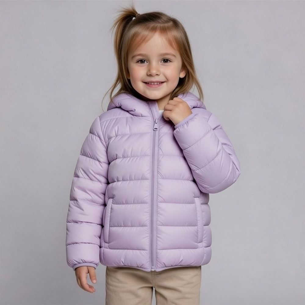 Jaqueta Infantil Aspen Menina 1 a 3 Anos Com Capuz Yoyo Kids