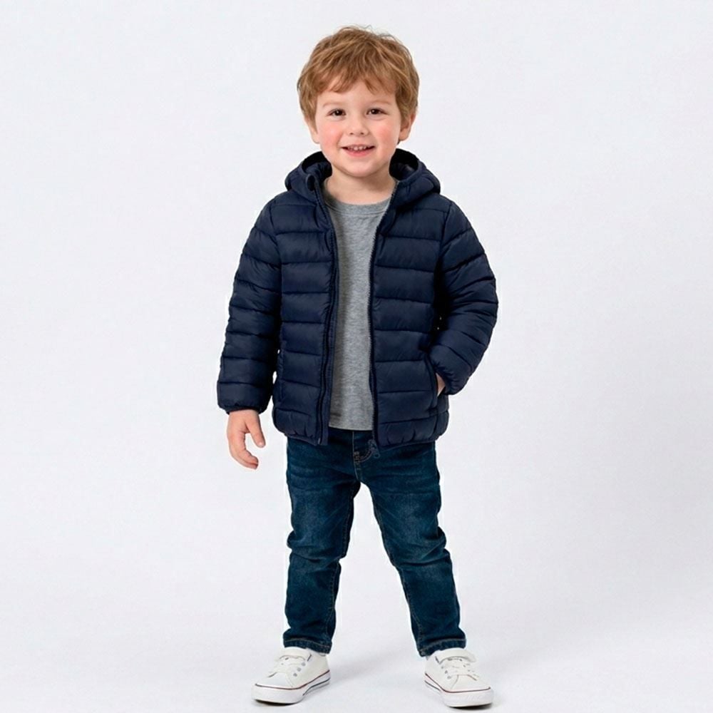 Jaqueta Infantil Aspen Menino 1 a 3 Anos Com Capuz Yoyo Kids
