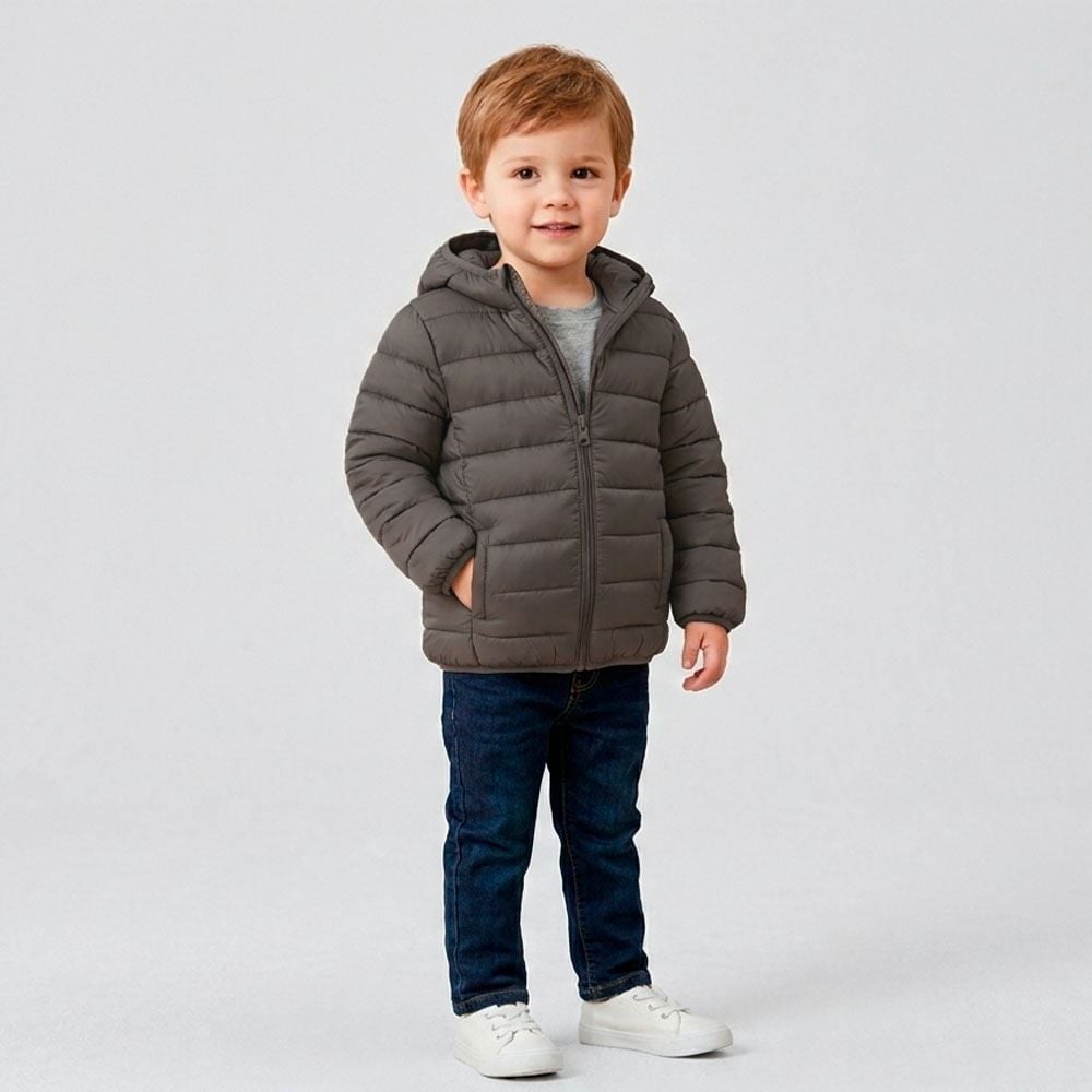 Jaqueta Infantil Aspen Menino 1 a 3 Anos Com Capuz Yoyo Kids