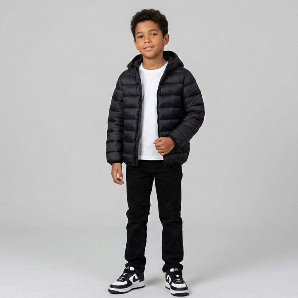 Jaqueta Infantil Aspen Menino 4 a 10 Anos Com Capuz Hot Dog