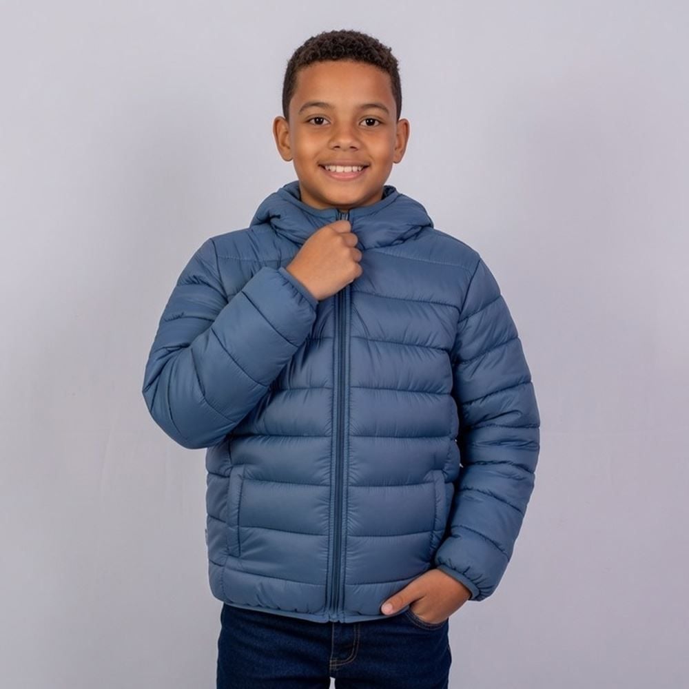 Jaqueta Infantil Aspen Menino 4 a 10 Anos Com Capuz Hot Dog