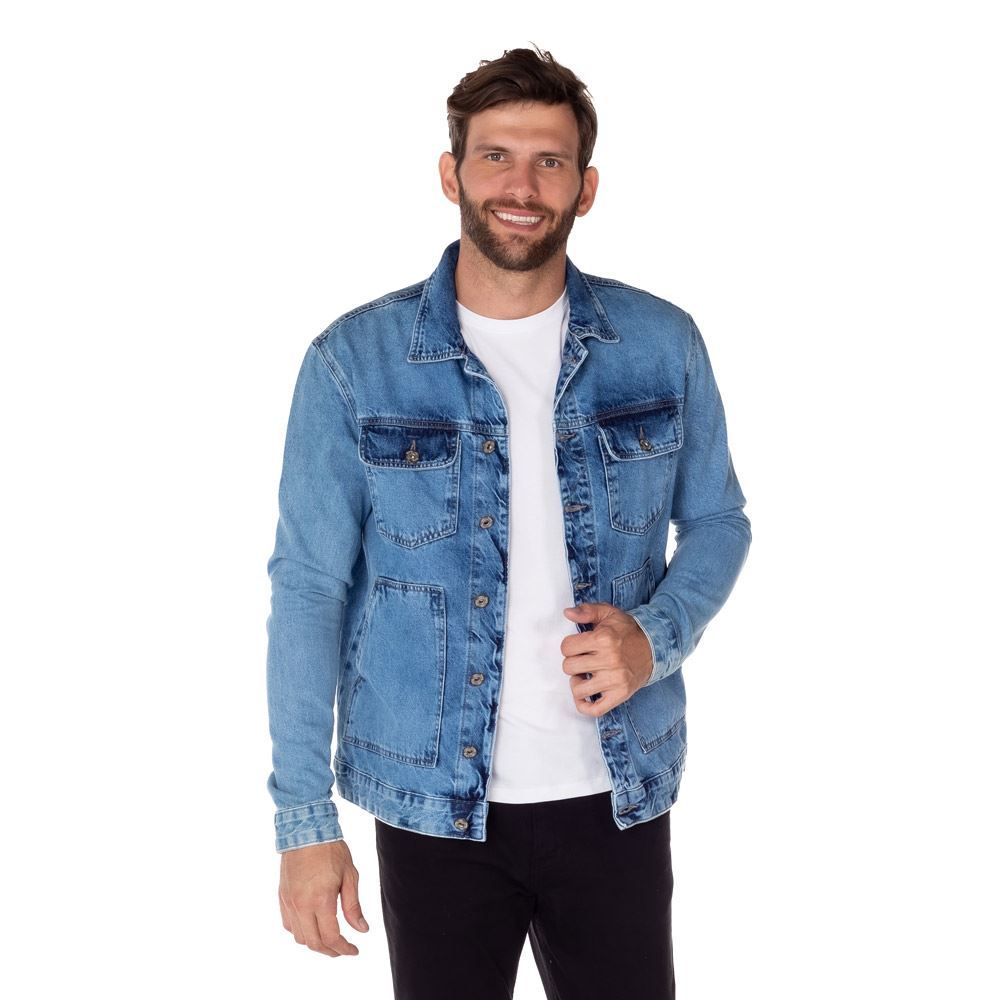Jaqueta Jeans com Bolso Thing