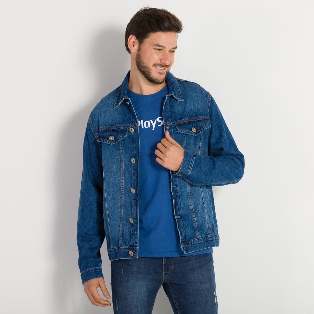 Jaqueta Jeans Masculina Marc Alain